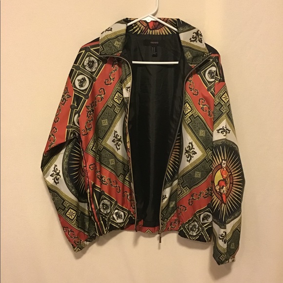 Forever 21 Versace Inspired Windbreaker - Picture 3 of 5